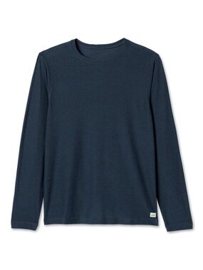 Vuori Long-Sleeve Crew Shirt in Beryl Heather New with Tags